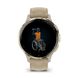 Смарт-годинник Garmin Venu 3s французький сірий із золотистим сталевим безелем і шкіряним ремінцем 010-02785-55 фото 6