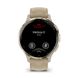Смарт-часы Garmin Venu 3s французский серый с золотистым стальным безелем и кожаным ремешком 010-02785-55 фото 2