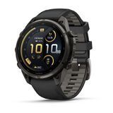 Смарт-годинник Garmin fenix 9 Pro (47 мм) inReach карбоново-сірий DLC титан чорний/гравійно-сірий 010-04336-11 фото