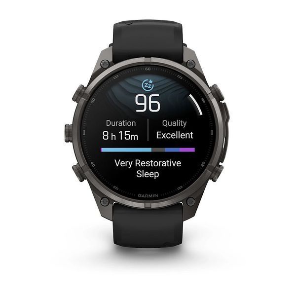 Смарт-годинник Garmin fenix 9 Pro (47 мм) inReach карбоново-сірий DLC титан чорний/гравійно-сірий 010-04336-11 фото
