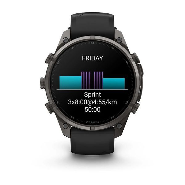 Смарт-годинник Garmin fenix 9 Pro (47 мм) inReach карбоново-сірий DLC титан чорний/гравійно-сірий 010-04336-11 фото