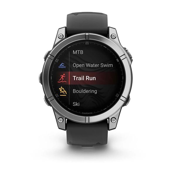 Смарт-годинник Garmin fenix E (47 мм) нержавіюча сталь/чорний 010-03025-00 фото