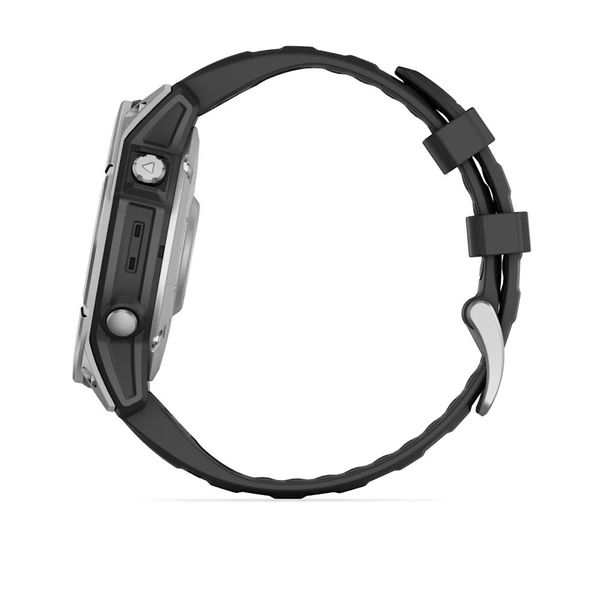 Смарт-часы Garmin fenix E (47 мм) нержавеющая сталь/черный 010-03025-00 фото