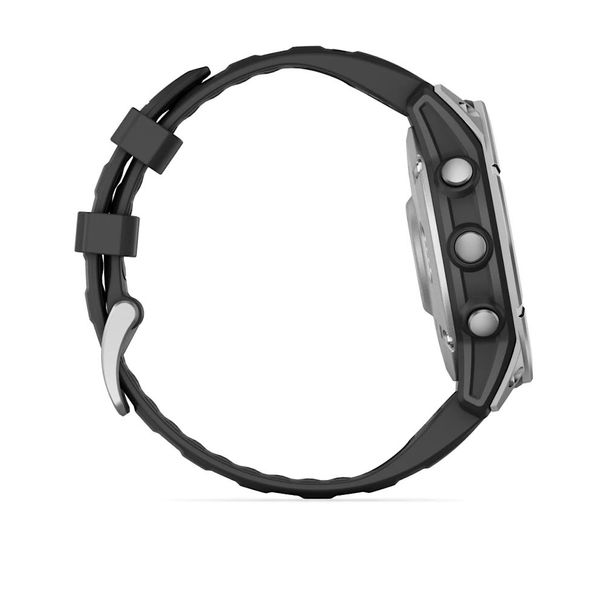 Смарт-часы Garmin fenix E (47 мм) нержавеющая сталь/черный 010-03025-00 фото