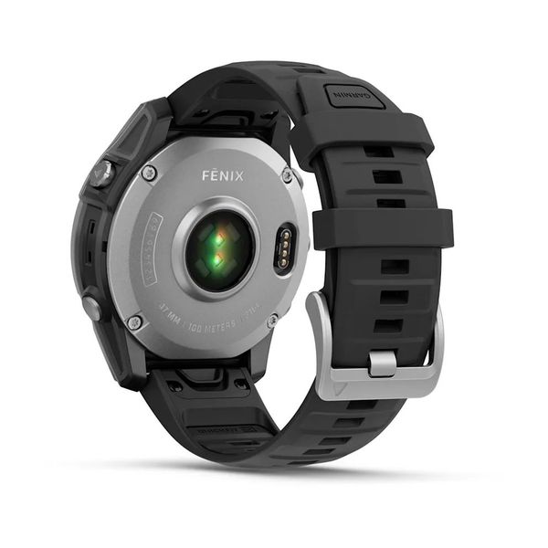 Смарт-часы Garmin fenix E (47 мм) нержавеющая сталь/черный 010-03025-00 фото