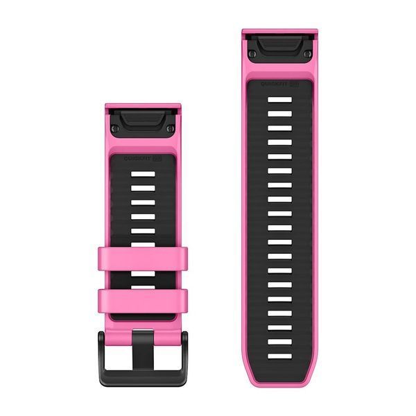 Ремінці для годинника Garmin QuickFit 26 силіконові рожеві (із 3 частин, для дайвінгу) 010-14409-02 фото