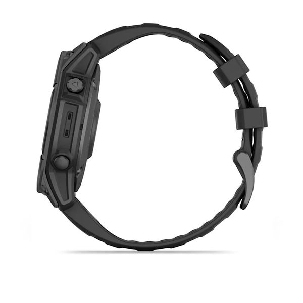 Смарт-часы Garmin fenix E (47 мм)  сланцево-серый нержавеющая сталь/черный 010-03025-01 фото