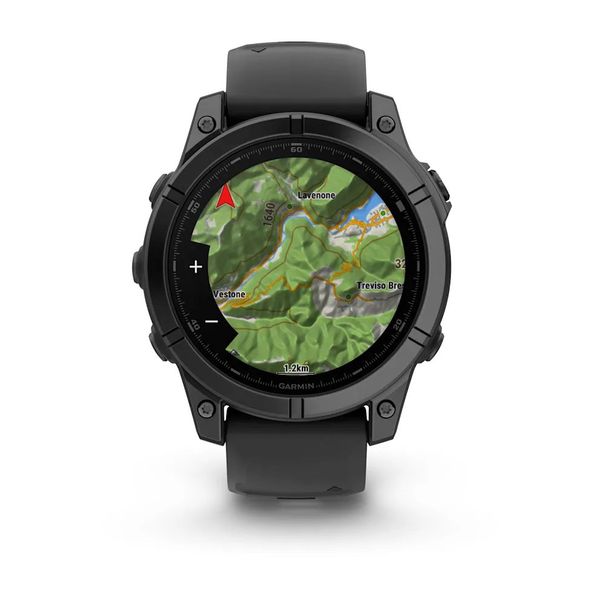 Смарт-годинник Garmin fenix E (47 мм) сланцево-сірий нержавіюча сталь/чорний 010-03025-01 фото