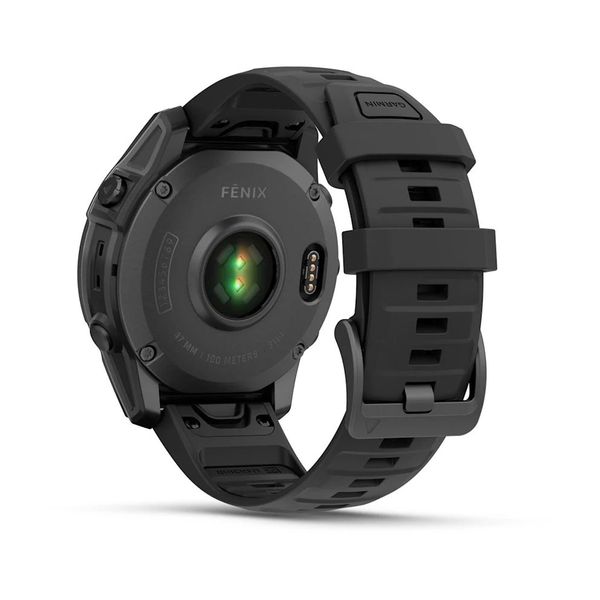 Смарт-часы Garmin fenix E (47 мм)  сланцево-серый нержавеющая сталь/черный 010-03025-01 фото