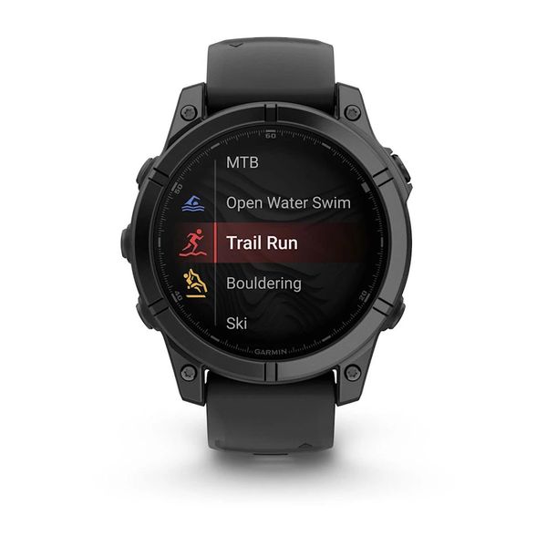 Смарт-годинник Garmin fenix E (47 мм) сланцево-сірий нержавіюча сталь/чорний 010-03025-01 фото