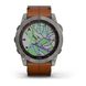 Смарт-часы Garmin fenix 7X Sapphire Solar титановые с каштановым кожаным ремешком 010-02541-19 фото 4