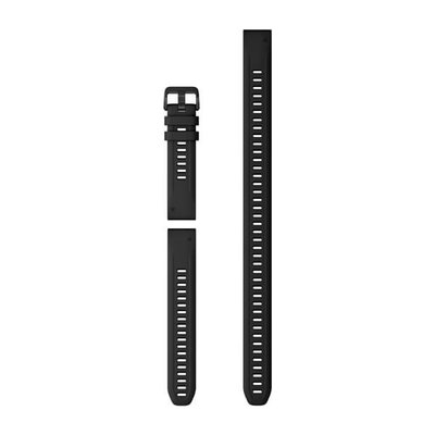 Ремінці для годинника Garmin QuickFit 20 силіконові, чорні (із 3 частин, для дайвінгу) 010-13028-00 фото