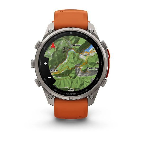 Смарт-часы Garmin fenix 9 Pro (47 мм) inReach титан осенне-оранжевый/ярко-оранжевый 010-04336-01 фото