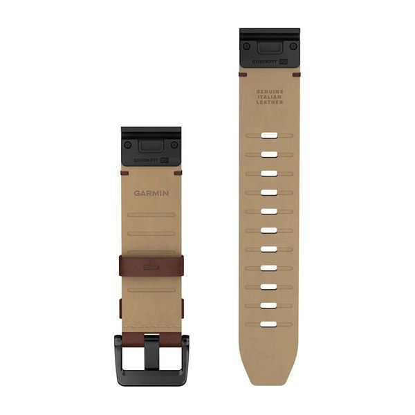 Ремешки для часов Garmin QuickFit 26 кожаные, орехового цвета 010-14507-20 фото