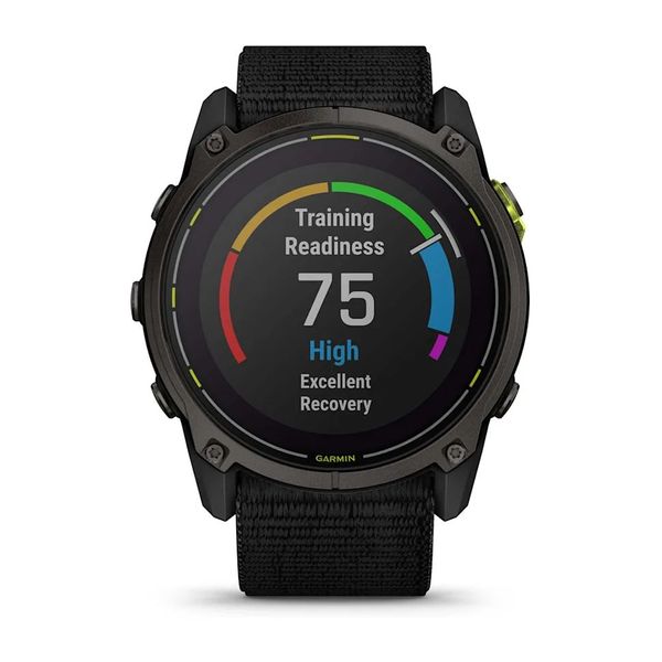 Смарт-годинник Garmin Enduro 3 з чорним нейлоновим ремінцем 010-02751-01	 фото