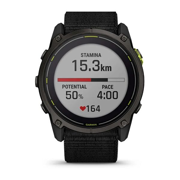 Смарт-годинник Garmin Enduro 3 з чорним нейлоновим ремінцем 010-02751-01	 фото