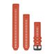 Сменные ремешки для смарт-часов Garmin Instinct 2S Collection (20 мм) силиконовые, красные 010-13104-18 фото