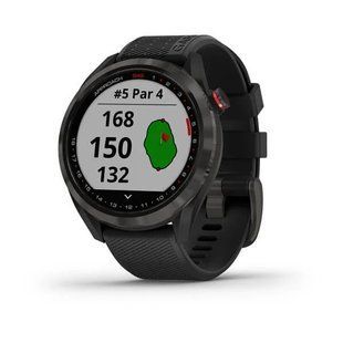 Смарт-часы Garmin Approach S42 темно-серые с черным ремешком 010-02572-00 фото