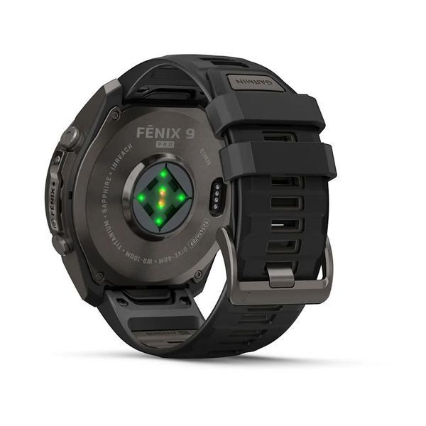 Смарт-годинник Garmin fenix 9 Pro (51 мм) inReach карбоново-сірий DLC титан чорний/гравійно-сірий 010-04337-11 фото