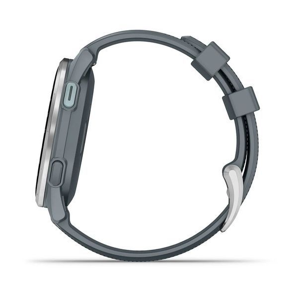 Смарт-часы Garmin Approach S44 с серебристым алюминиевым безелем и серым ремешком 010-03009-01 фото