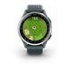 Смарт-часы Garmin Approach S44 с серебристым алюминиевым безелем и серым ремешком 010-03009-01 фото 6