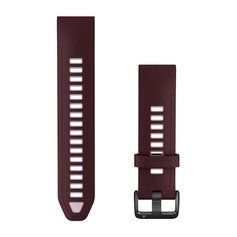 Ремінці для годинника Garmin QuickFit 20 силіконові темно-вишневий/рожевий 010-14506-02 фото