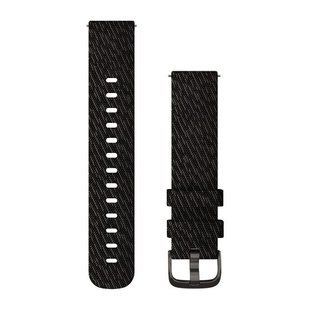 Быстросменные ремешки Garmin нейлоновые (20 мм) черные с фурнитурой грифельного цвета 010-12924-13 фото