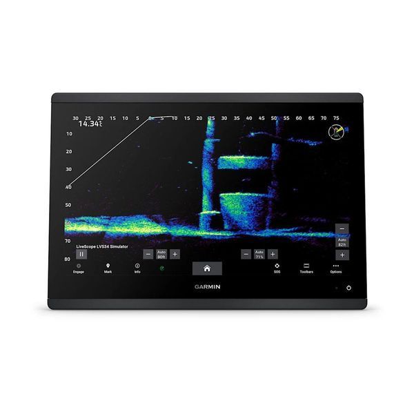 Картплоттер Garmin GPSMAP 1623xsv SideV&uuml;, ClearV&uuml; и традиционный CHIRP-сонар с базовой картой мира 010-02919-02 фото