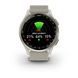 Смарт-годинник Garmin Approach S50 з кремово-золотистим алюмінієвим безелем і нейлоновим ремінцем ComfortFit кольору слонової кістки 010-03010-01 фото 2
