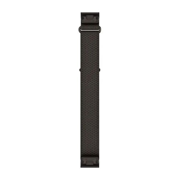 Ремінець для годинника Garmin QuickFit 20 тканинний ComfortFit гальково-сірий (короткий) 010-14501-02 фото