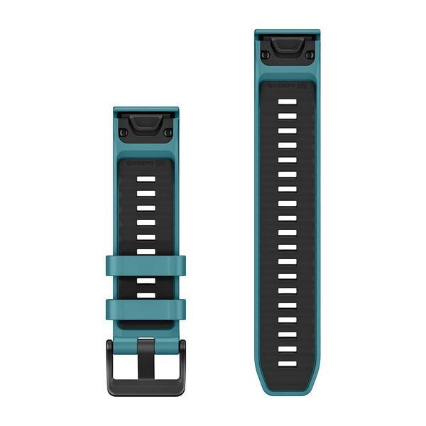 Ремешки для часов Garmin QuickFit 22 силиконовые бирюзовые (из 3 частей, для дайвинга) 010-14412-01 фото