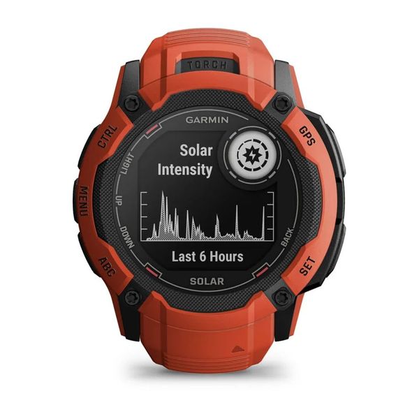 Смарт-часы Garmin Instinct 2X Solar пламенно-красные 010-02805-01 фото