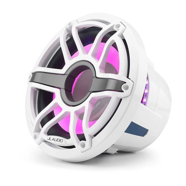 Морской сабвуфер Garmin JL Audio&reg; M6 10" с подсветкой LED, спортивный белый (M6-10W-S-GwGw-i-4) 010-03489-00 фото