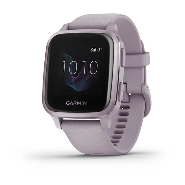 Смарт-годинник Garmin Venu Sq фіолетовий з безелем металік 010-02427-12 фото