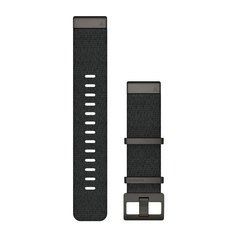 Ремінці для годинника Garmin QuickFit 22 нейлонові жаккардового плетіння, чорні 010-12738-03 фото