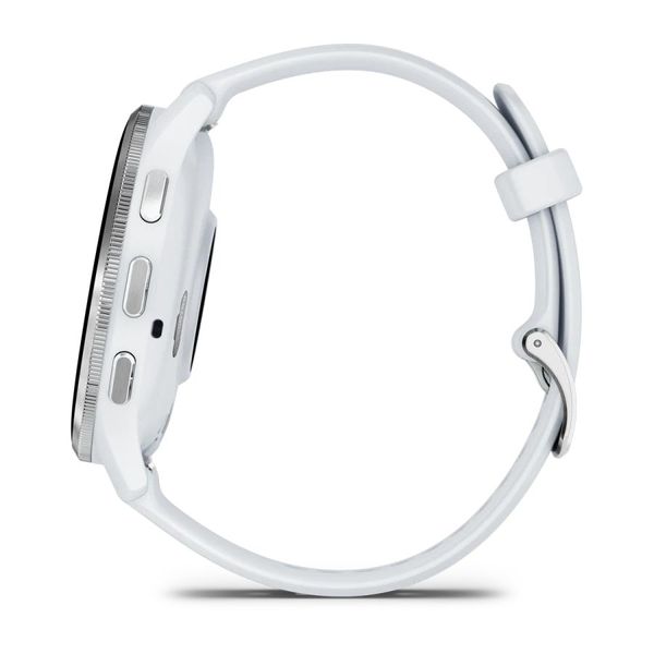 Смарт-часы Garmin Venu 3 белые с серебристым стальным безелем и силиконовым ремешком 010-02784-00 фото