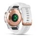Смарт-годинник Garmin fenix 5S Plus Sapphire рожево-золотистий з білим ремінцем 010-01987-07 фото 8