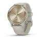 Смарт-часы Garmin vivomove Trend с кремово-золотистым стальным безелем, корпусом и ремешком цвета французский серый 010-02665-02 фото 1