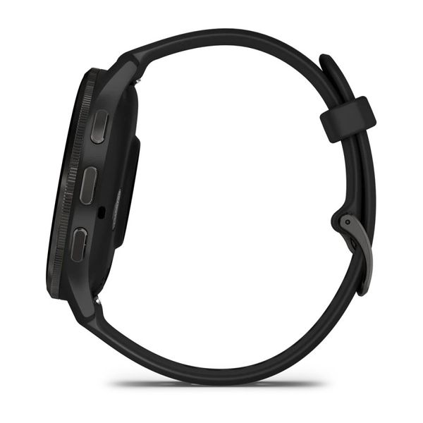 Смарт-часы Garmin Venu 3 черные со сланцевым стальным безелем и силиконовым ремешком 010-02784-01 фото