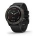 Смарт-часы Garmin fenix 6X Sapphire Edition серые DLC с черным ремешком 010-02157-11 фото 1