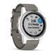 Смарт-часы Garmin fenix 5S Plus Sapphire белые с серым замшевым ремешком 010-01987-05 фото 3