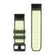 Ремешки для часов Garmin QuickFit 26 силиконовые оливково-зеленый/цитрон 010-14508-01 фото 2