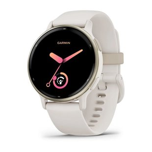 Смарт-годинник Garmin vivoactive 5 айворі з кремово-золотистим безелем 010-02862-11 фото