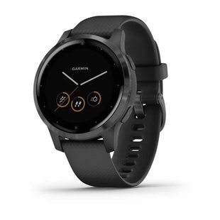 Смарт-годинник Garmin vivoactive 4S чорний із грифельним безелем 010-02172-13 фото