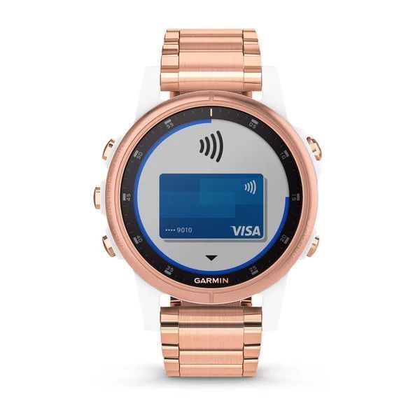 Смарт-часы Garmin fenix 5S Plus Sapphire с металлическим розово-золотистым браслетом 010-01987-11 фото