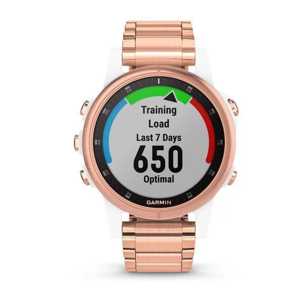 Смарт-часы Garmin fenix 5S Plus Sapphire с металлическим розово-золотистым браслетом 010-01987-11 фото