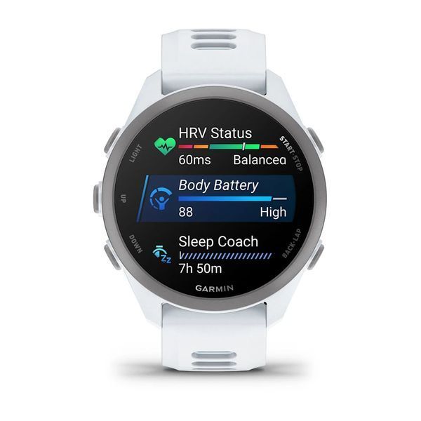 Смарт-годинник Garmin Forerunner 170 Music білий камінь / хмарно-блакитний 010-03920-11 фото