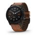 Смарт-часы Garmin fenix 6X Sapphire Edition черные DLC с каштановыми кожаным ремешком 010-02157-14 фото 1