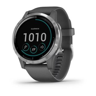 Смарт-годинник Garmin vivoactive 4 сірий зі сріблястим безелем 010-02174-03 фото