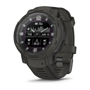 Смарт-годинник Garmin Instinct Crossover Solar графітовий 010-02730-01 фото